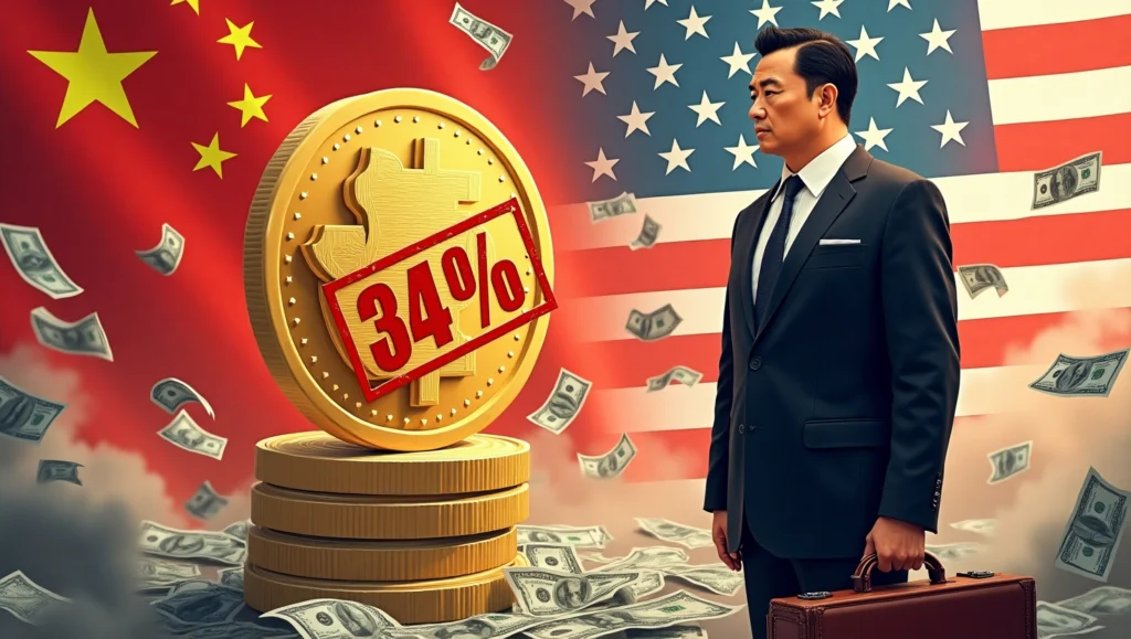 China Hits Back: 34% Tariffs on U.S. Goods, Markets Shaken as Trade War Heats Up Again China Hits Back: 34% Tariffs on U.S.